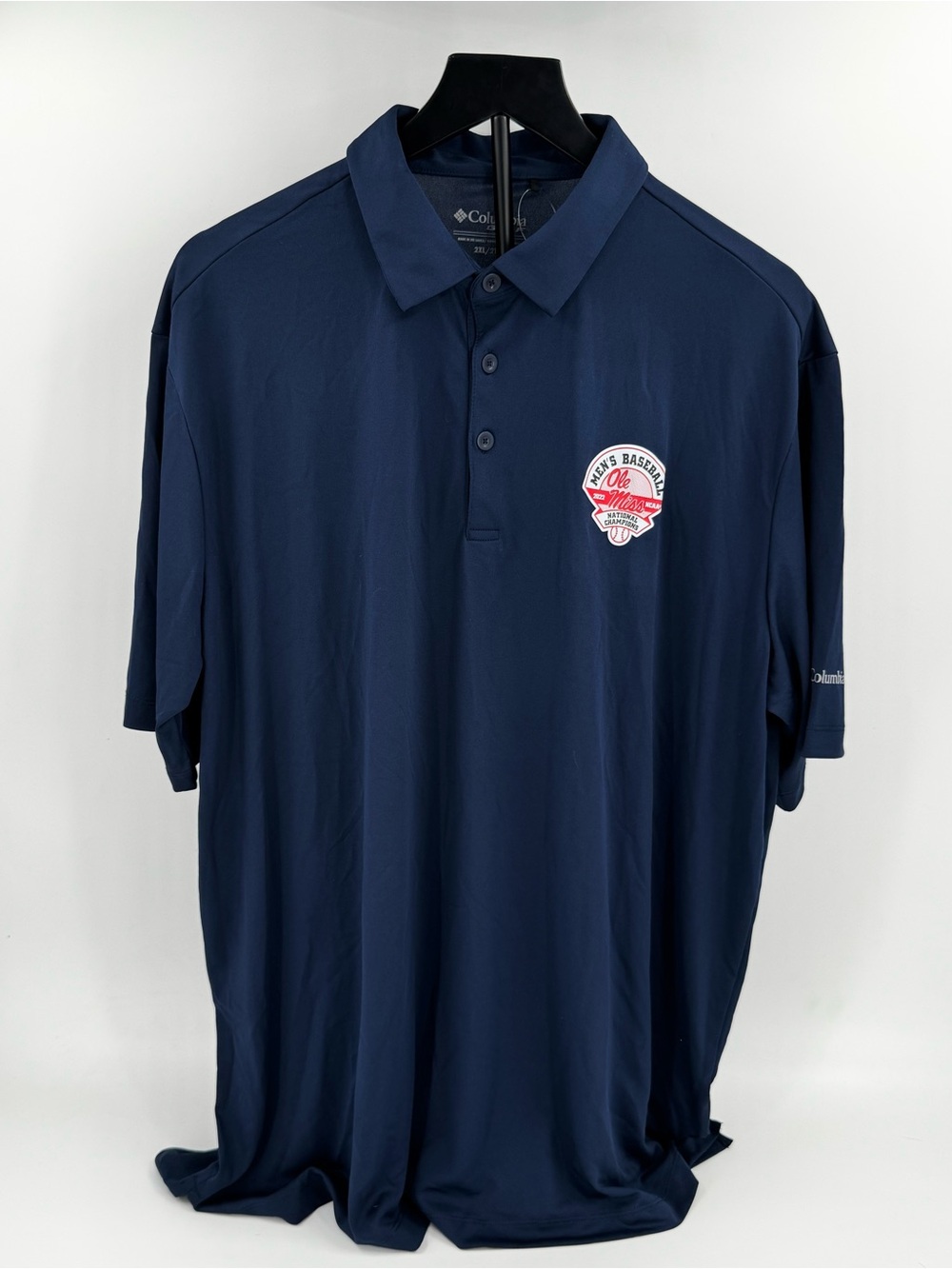 Ole Miss Rebels 2022 College World Series Championship Polo -Columbia - XXL -NWT